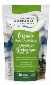 Chlorelle Gandalf certifié biologique™ 150 g poudre pure